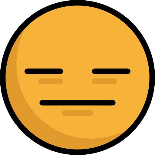 Serious emoticons emoji smileys icon