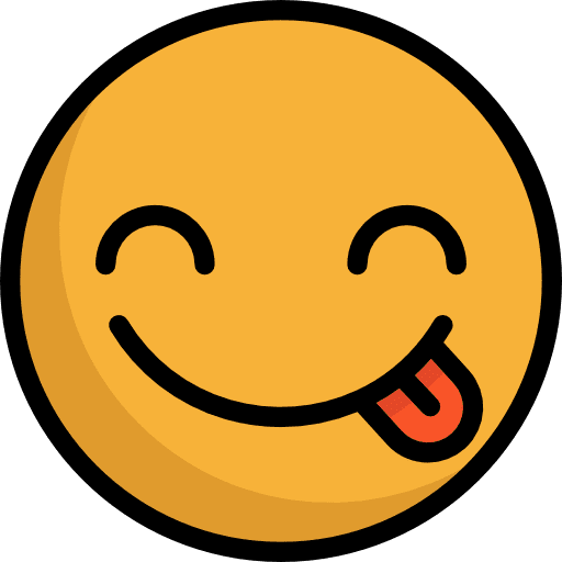 Tongue yummy tongue emoji icon
