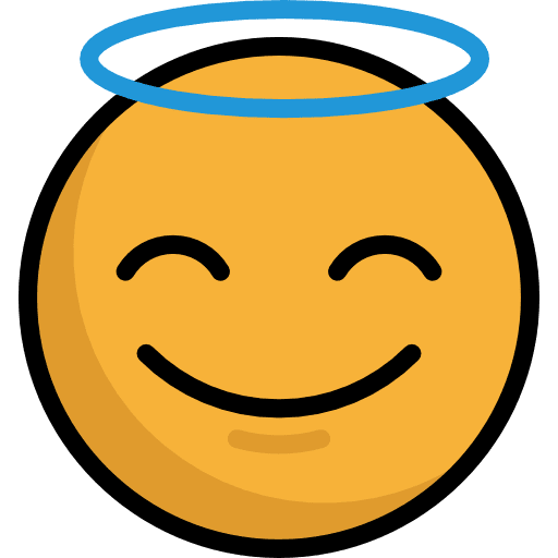 Angel emoticons emoji feelings icon Angel emoticons emoji feelings icon