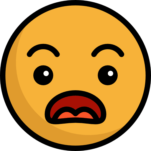 Surprised angry emoticons smileys icon Surprised angry emoticons smileys icon
