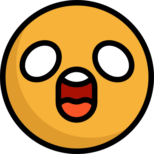 Surprised feelings emoji smileys icon Surprised feelings emoji smileys icon