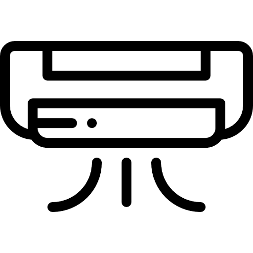 Air conditioner air conditioning refreshing technology icon