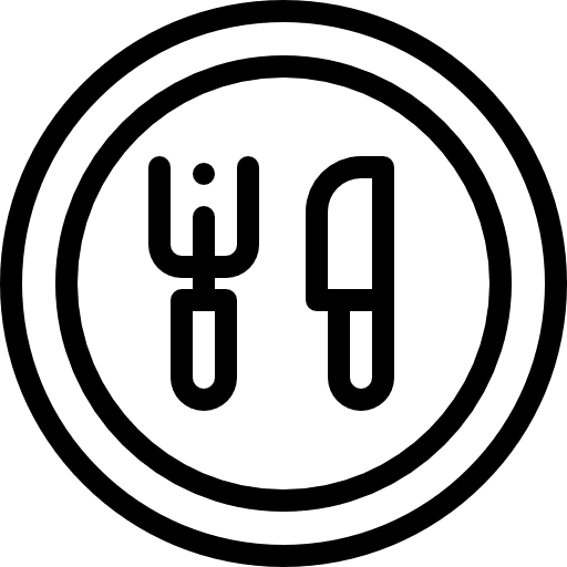 Dinner restaurant cutlery tools and utensils icon