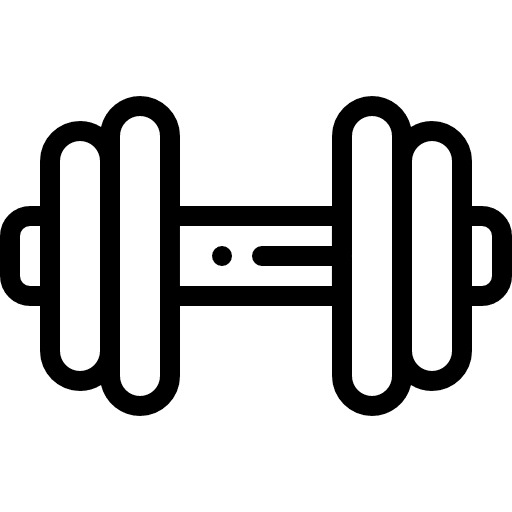 Dumbbell sport weight weights icon