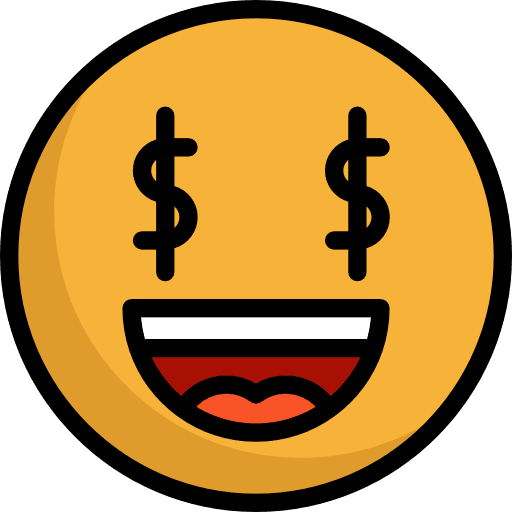 Greed feelings emoticons smileys icon Greed feelings emoticons smileys icon