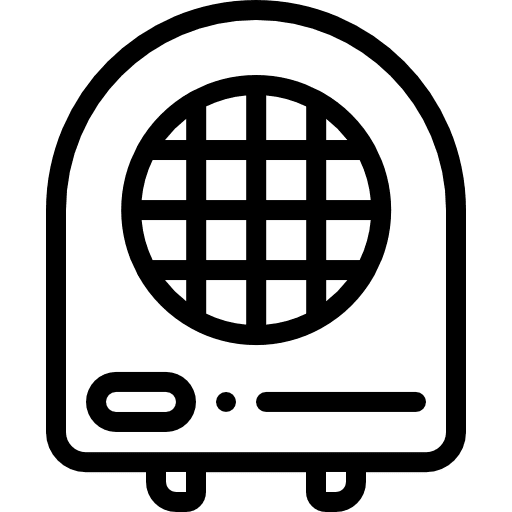 Heater radiator heat electronics icon Heater radiator heat electronics icon