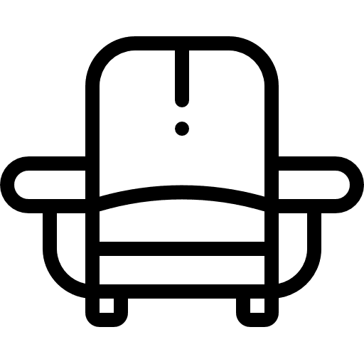 Armchair chair comfortable furniture and household icon Armchair chair comfortable furniture and household icon