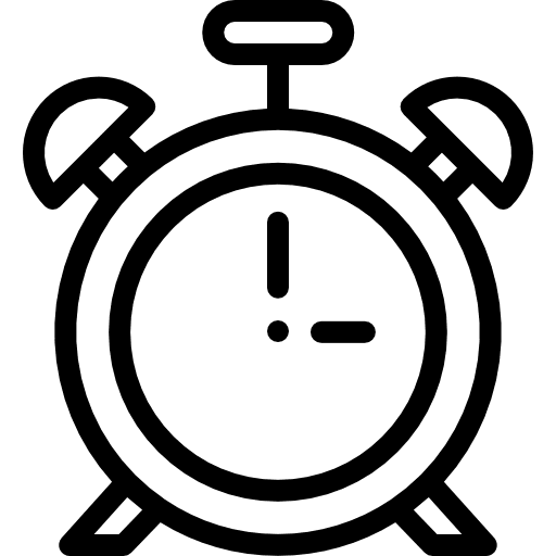 Clock alarm clock tools and utensils time icon Clock alarm clock tools and utensils time icon