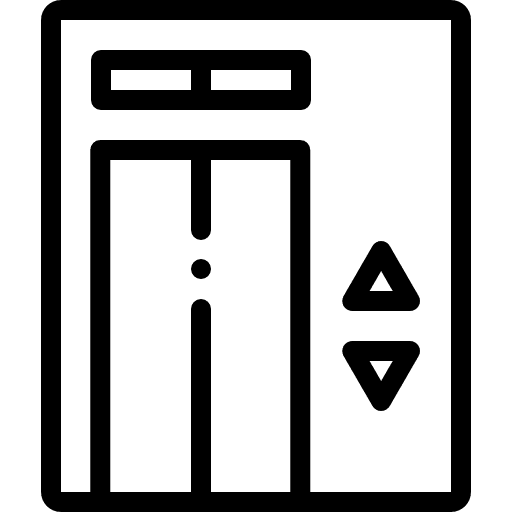 Elevator arrows sign up icon Elevator arrows sign up icon