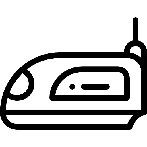 Iron electronics laundry wash icon Iron electronics laundry wash icon