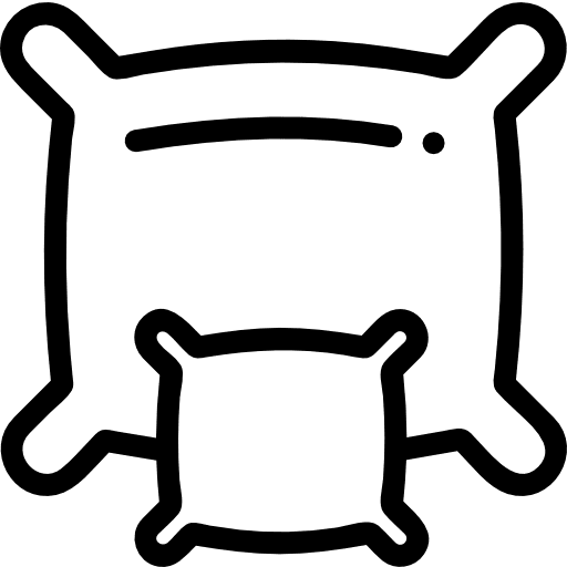 Pillow adornment pillow buildings icon Pillow adornment pillow buildings icon