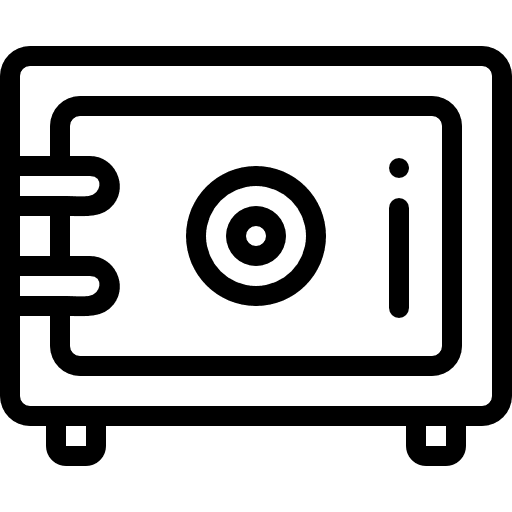 Safety box security square tool icon Safety box security square tool icon