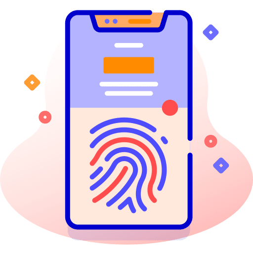 Fingerprints computer detective fingerprints icon
