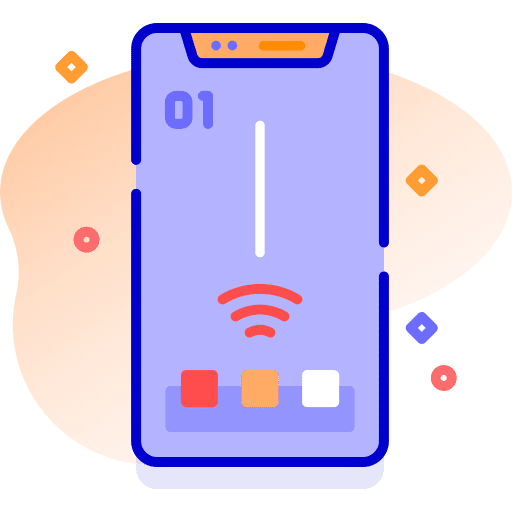 Smartphone cellphone mobile phone technology icon