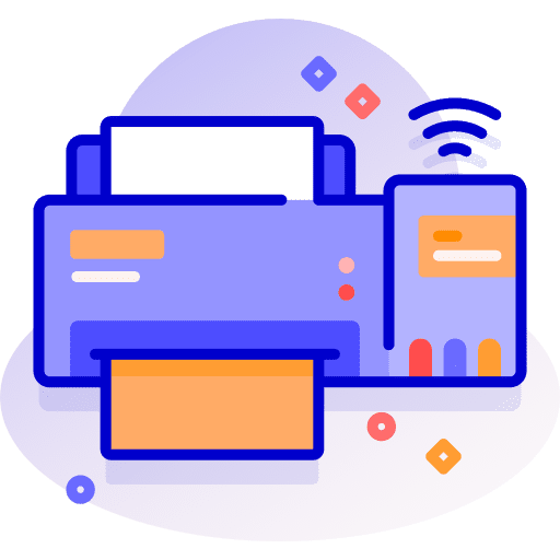 Printer printer ink technology icon Printer printer ink technology icon