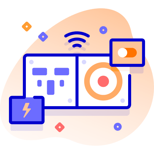 Switch button electronics electric icon Switch button electronics electric icon