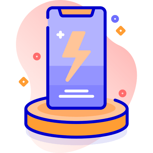 Wireless touch screen mobile phone electronics icon Wireless touch screen mobile phone electronics icon