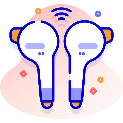 Earphones headphones sound computer icon Earphones headphones sound computer icon