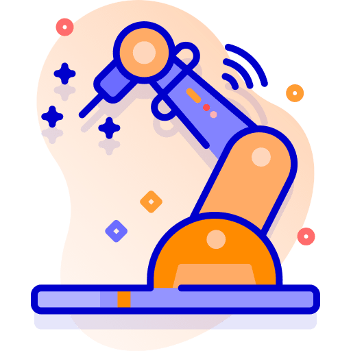 Robot arm mechanical manipulator mechanical arm icon Robot arm mechanical manipulator mechanical arm icon