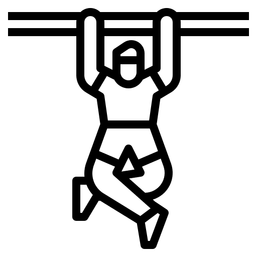 Body weight body weight healthy pull up bar icon