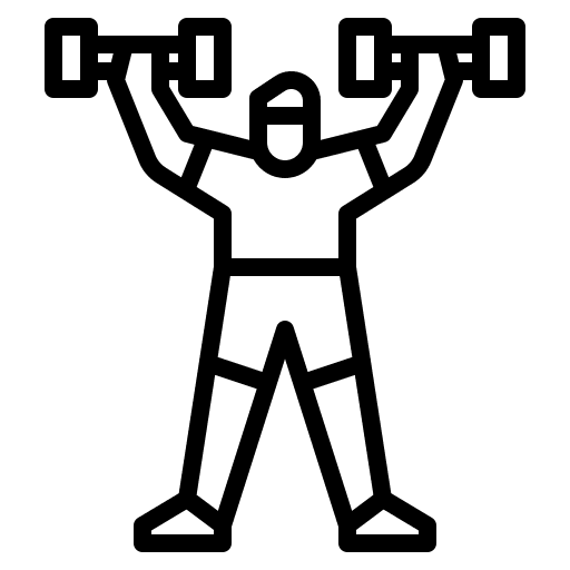 Dumbbell fitness dumbbell healthy icon