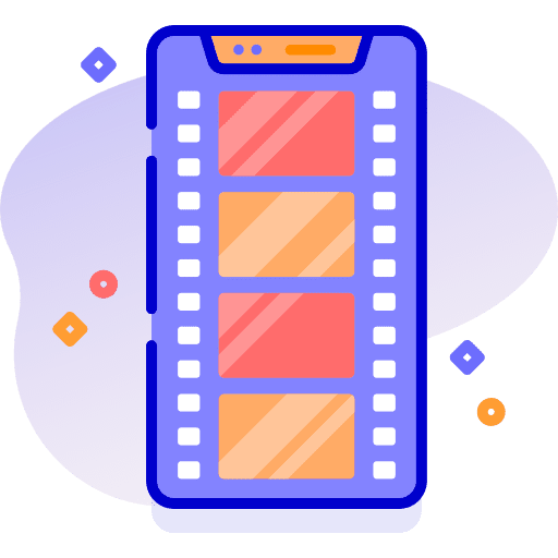 Video multimedia option computer video player icon Video multimedia option computer video player icon