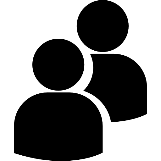 Users two people two interface icon