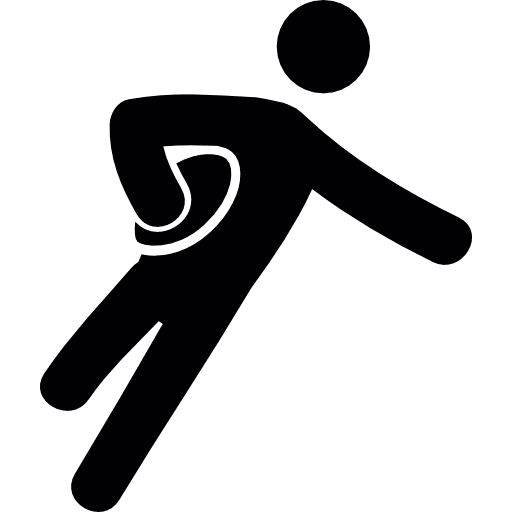 Rugby player sports team sports rugby ball icon