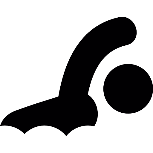 Swimming man beach sports swimming pool icon