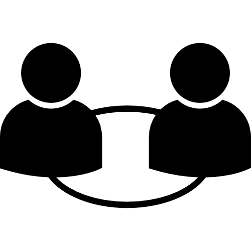 Users relation people person relation icon