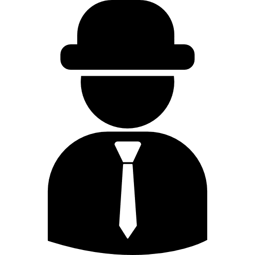 Stockbroker occupations male people icon