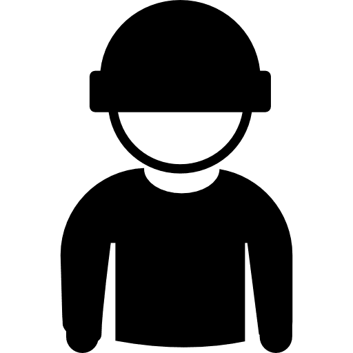 Dude wearing sweater and bonnet people dude guy icon