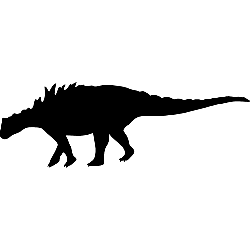 Claosaurus dinosaur animal shape shape silhouettes animal kingdom icon