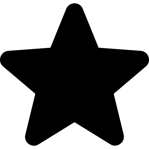 Star favourite shapes favorite icon