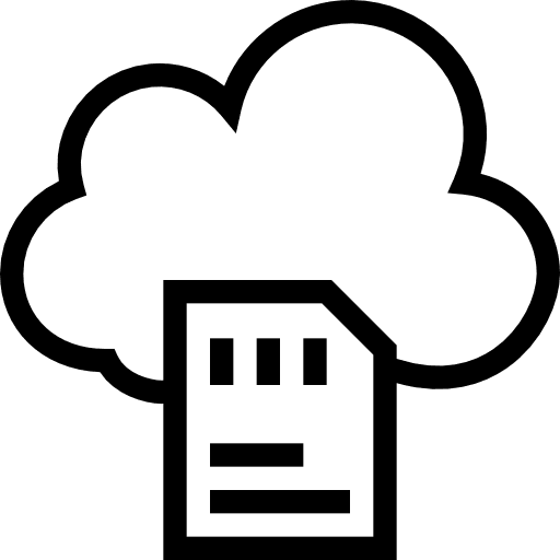 Cloud computing cloud weather cloudy icon