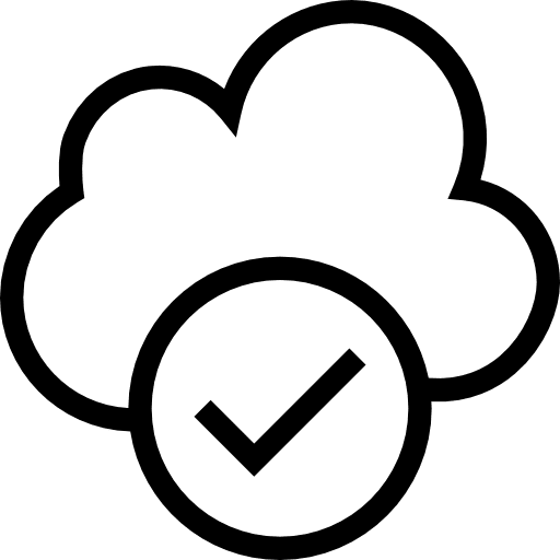 Cloud computing interface data ui icon