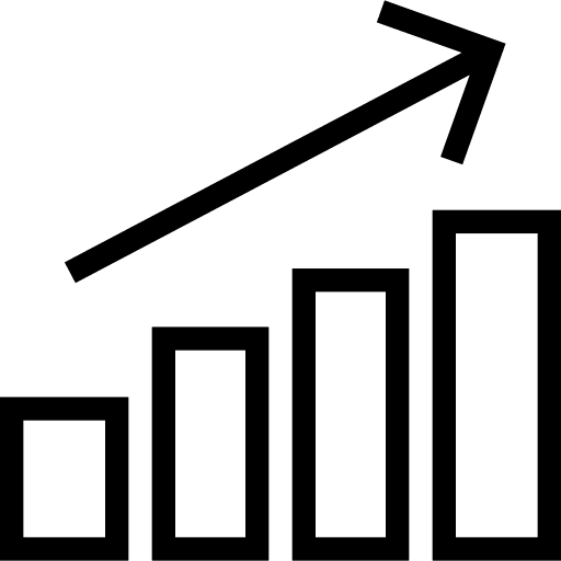 Bar chart stats bar graph bar chart icon