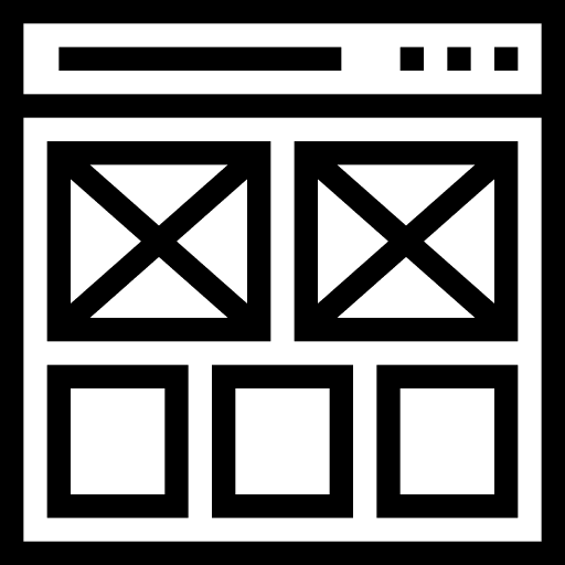 Browser interface internet browser icon