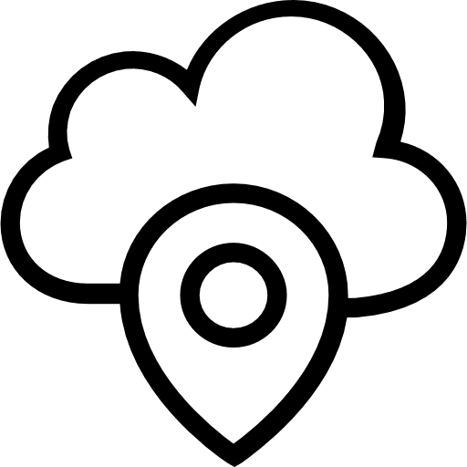 Cloud computing cloud weather ui icon