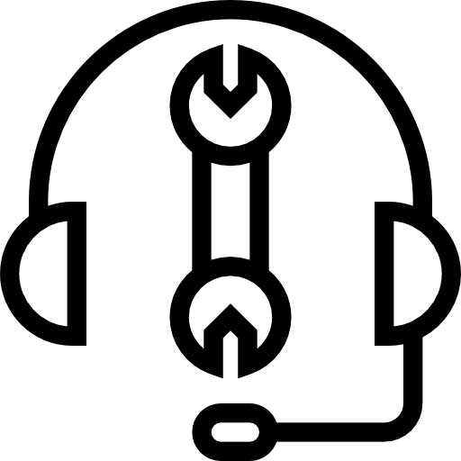 Headphone earphones audio communications icon