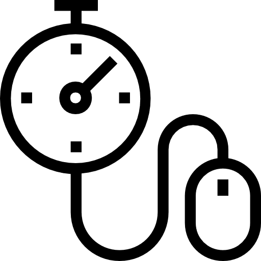 Mouse technological clicker electronic icon