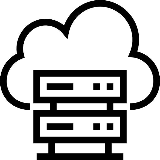 Server storage servers multimedia icon