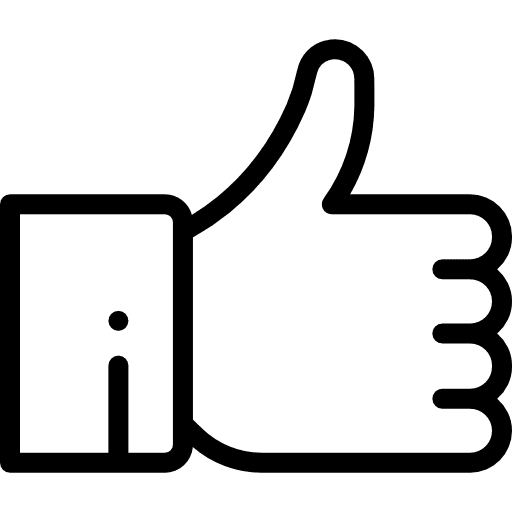 Like finger gestures hands icon