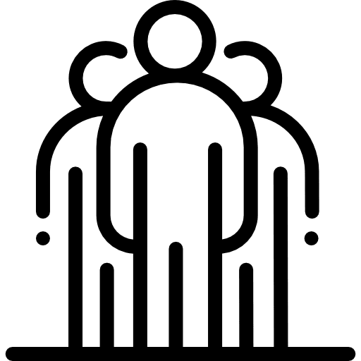 Team sport team contact person participant icon