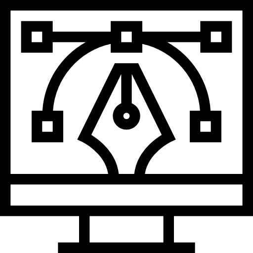 Vector computer interface graphic design icon