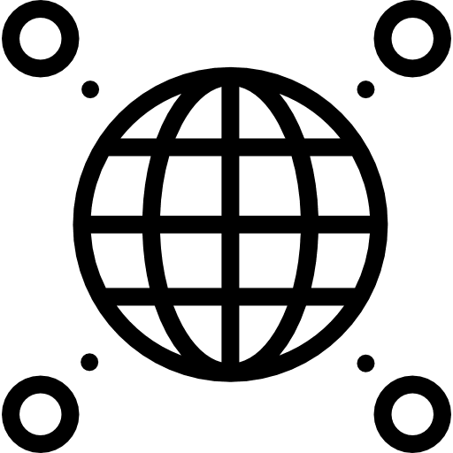 Worldwide earth globe world seo and web icon