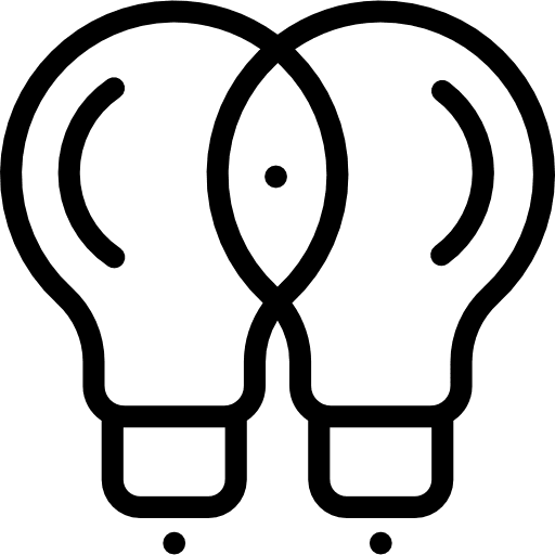 Light bulb invention seo and web light bulb icon