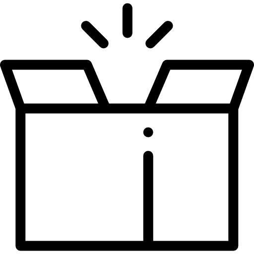 Package box fragile package icon