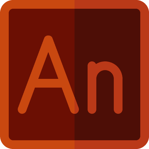 Animate adobe software graphic design icon Animate adobe software graphic design icon
