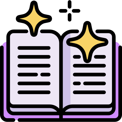 Magic book entertainment business magic book icon